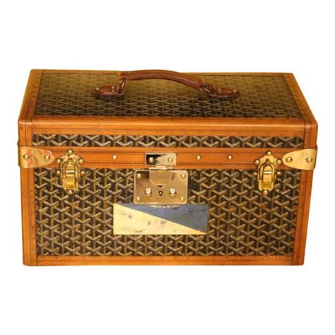 goyard jewelry trunk|goyard trunks history.